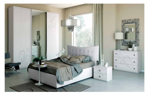 Anteprima di CAMERA PAMELA BIANCO FRASSINO- GLITTER ARGENTO