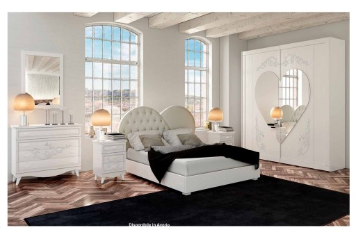 Anteprima di CAMERA CUORE BIANCO FRASSINO/SERIGRAFATO