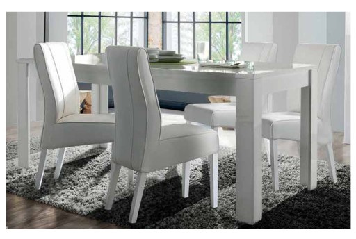 Anteprima di TAVOLO FISSO AMALFI BIANCO LUCIDO