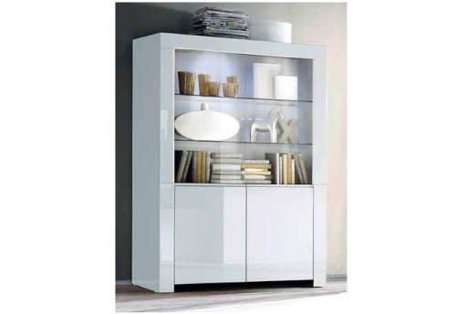 Anteprima di VETRINA AMALFI BIANCO LUCIDO