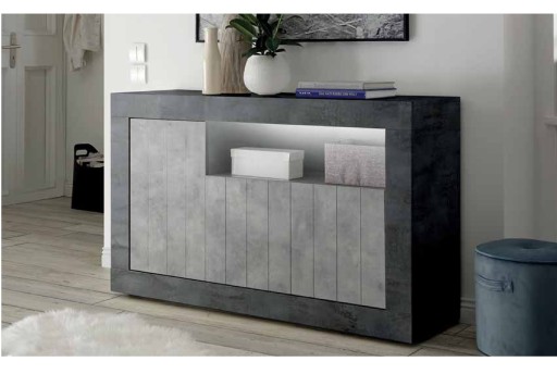 Anteprima di MADIA URBINO 3 ANTE OSSIDO/CEMENTO