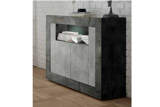 Anteprima di MADIA URBINO 2 ANTE OSSIDO/CEMENTO