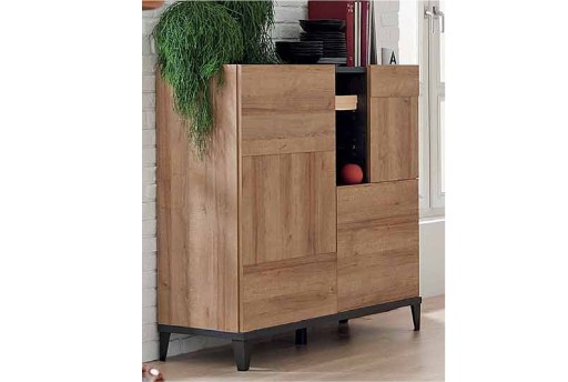 Anteprima di ELEMENTO VITTORIA ROVERE MIELE/GRIGIO PORTLAND