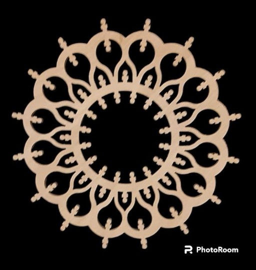 Anteprima di decorazione ruota complessa lumiaria salentina